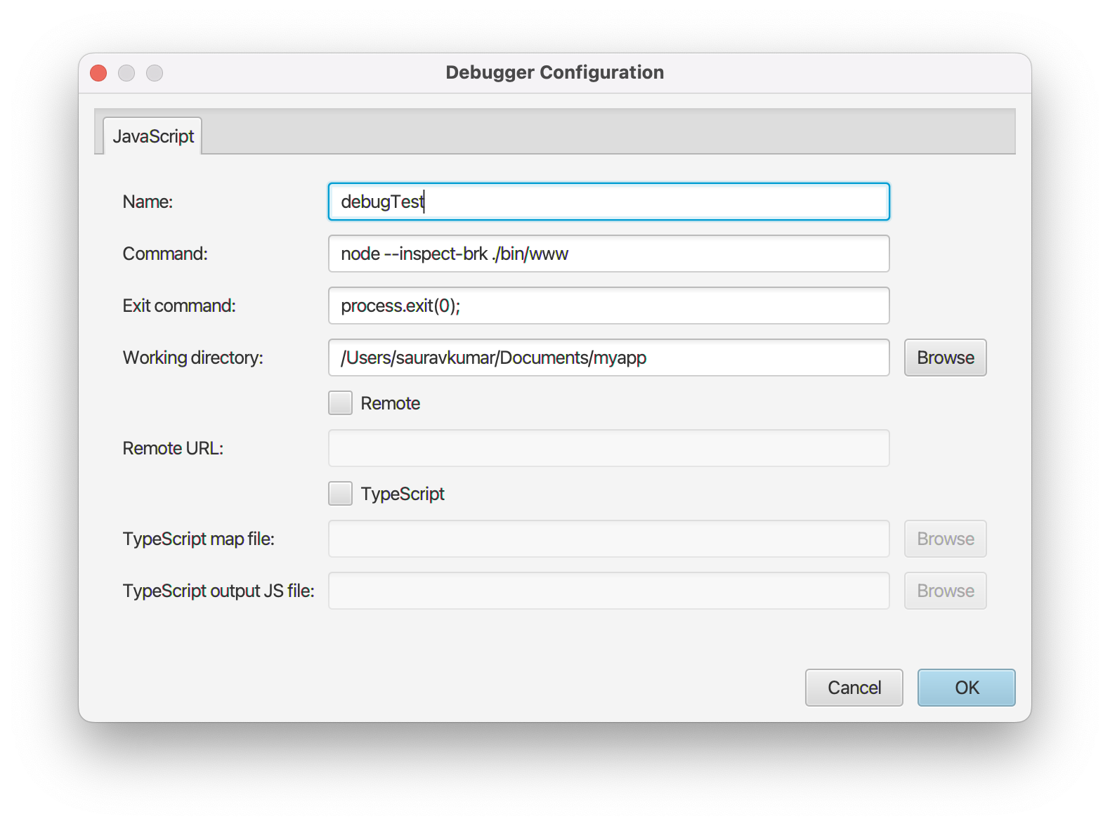 debug java